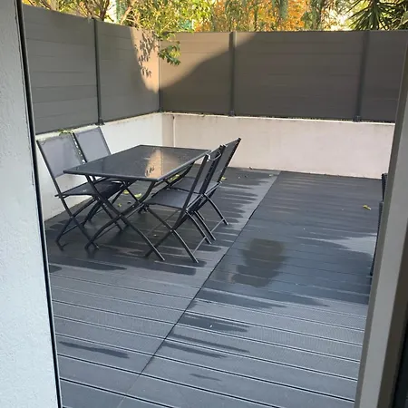 アパート Grande Terrasse Emplacement Au A 1 Minute De La A Pieds